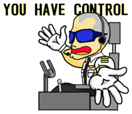 Funny Jet Pilot sticker #8838407