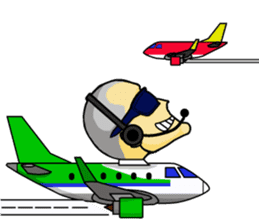 Funny Jet Pilot sticker #8838411