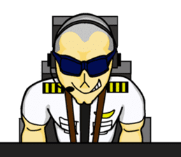 Funny Jet Pilot sticker #8838414