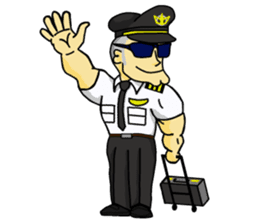 Funny Jet Pilot sticker #8838418