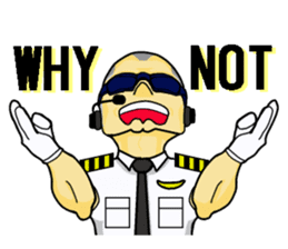 Funny Jet Pilot sticker #8838441