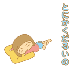 The Sticker for a expectant mother sticker #8839161