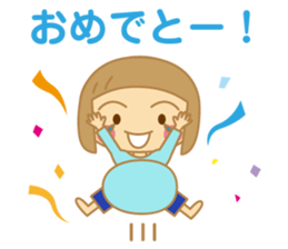 The Sticker for a expectant mother sticker #8839173