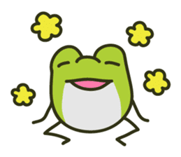 Keko the frog "happy frog" sticker #8839304