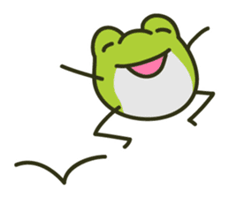 Keko the frog "happy frog" sticker #8839306