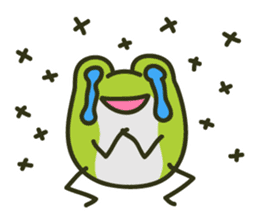 Keko the frog "happy frog" sticker #8839307
