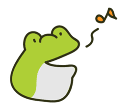 Keko the frog "happy frog" sticker #8839309