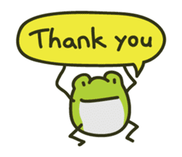 Keko the frog "happy frog" sticker #8839317
