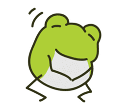 Keko the frog "happy frog" sticker #8839318
