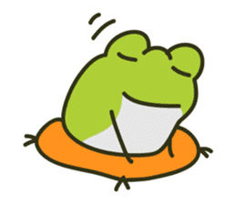 Keko the frog "happy frog" sticker #8839319
