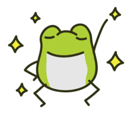 Keko the frog "happy frog" sticker #8839320