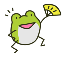 Keko the frog "happy frog" sticker #8839325