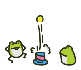 Keko the frog "happy frog" sticker #8839326