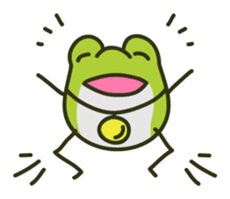 Keko the frog "happy frog" sticker #8839331