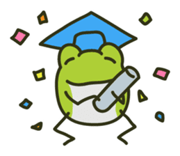 Keko the frog "happy frog" sticker #8839335