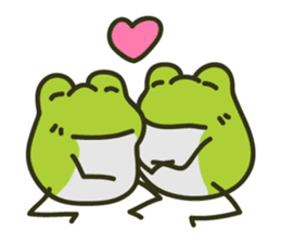 Keko the frog "happy frog" sticker #8839336