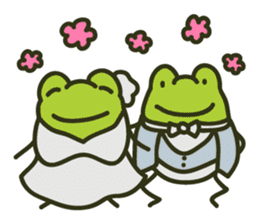 Keko the frog "happy frog" sticker #8839337