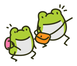 Keko the frog "happy frog" sticker #8839339
