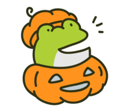 Keko the frog "happy frog" sticker #8839342
