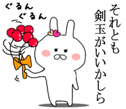 Small princess rabbit sticker #8839369