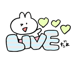 usagiA sticker #8839543