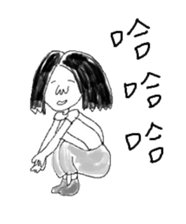 Black An'd White sticker #8839842