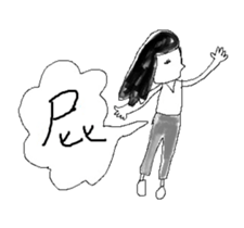 Black An'd White sticker #8839847