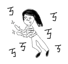 Black An'd White sticker #8839849