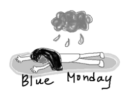 Black An'd White sticker #8839854