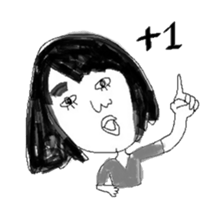 Black An'd White sticker #8839857