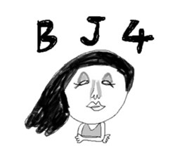 Black An'd White sticker #8839859