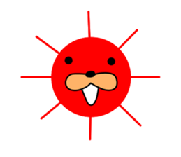 Puppy of the black ear 2 sticker #8840124