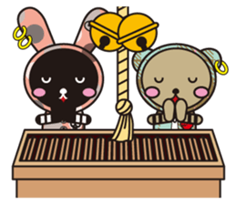 Choco and Mocha New Year special feature sticker #8840358