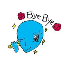 Alien brothers saraharu sticker #8840454