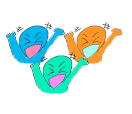 Alien brothers saraharu sticker #8840457