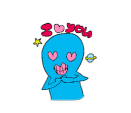 Alien brothers saraharu sticker #8840458