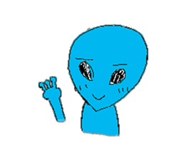 Alien brothers saraharu sticker #8840463