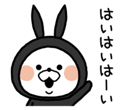 Ninja rabbit! sticker #8840626