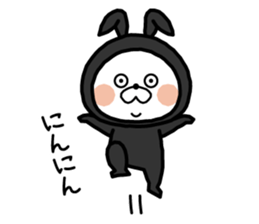 Ninja rabbit! sticker #8840627
