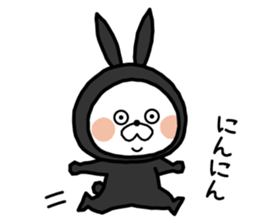 Ninja rabbit! sticker #8840631