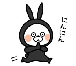 Ninja rabbit! sticker #8840643