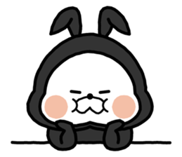Ninja rabbit! sticker #8840644