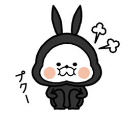 Ninja rabbit! sticker #8840658