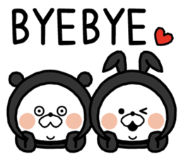 Ninja rabbit! sticker #8840663