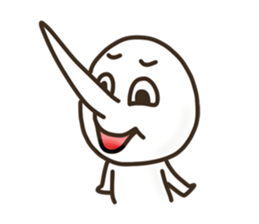 The boy that a nose is sharp 3 sticker #8840920