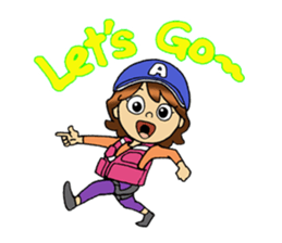 fishing girl ayumi sticker #8841026