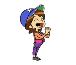 fishing girl ayumi sticker #8841060