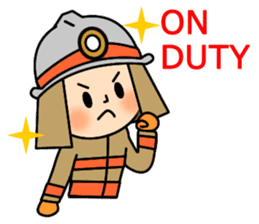 Fire Fighter and EMT-English sticker #8841077