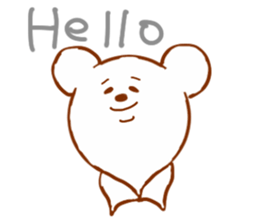 Natural bear sticker #8841544