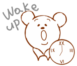 Natural bear sticker #8841545